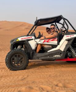 left side of a dune buggy desert safari - Desert Safari Dubai