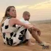 Private desert Safari 52 Couple watching the sunset on a private desert safari in Dubai