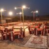 VIP Desert safari Dubai lounge at the campsite