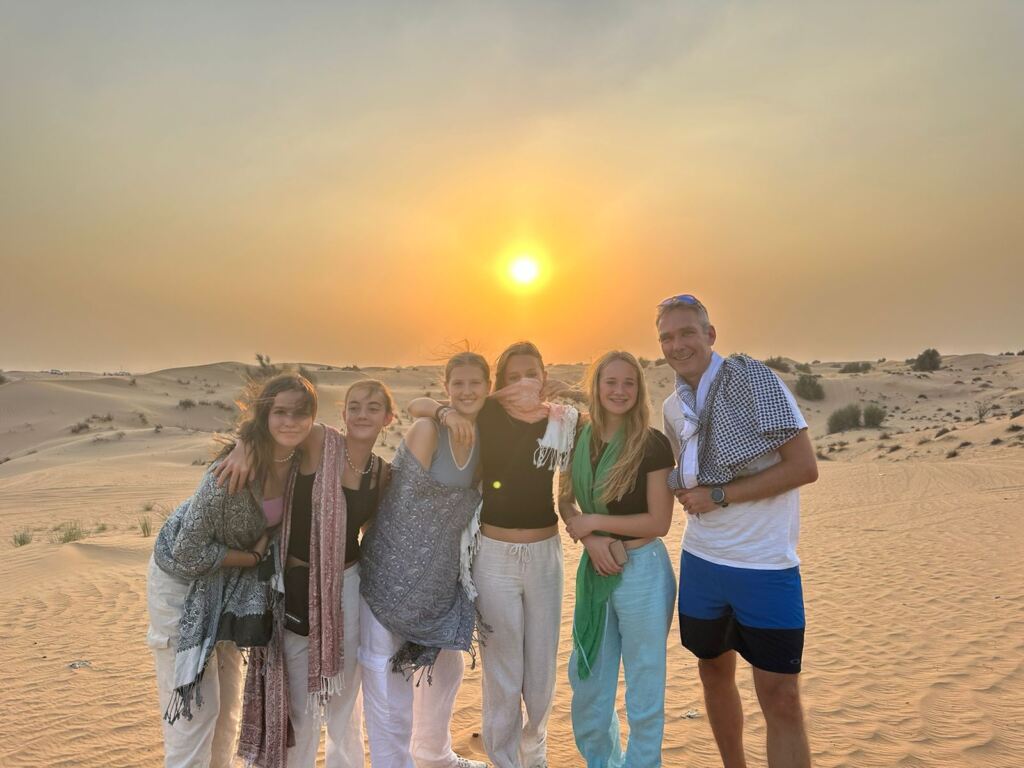 Desert safari tour Dubai with family