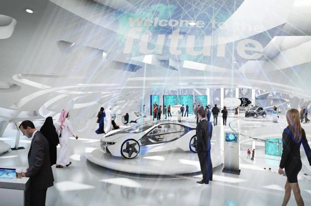 Interior view of future of museum Dubai