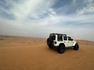 Big Red Dunes Desert , wrangler jeep