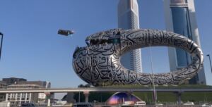 dubai's museum of the future hover car