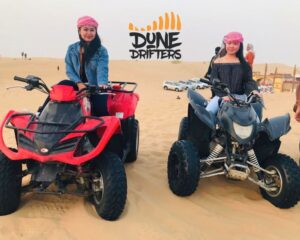 Single-seater-quad-bikes - Morning desert safari with quad bike and tour