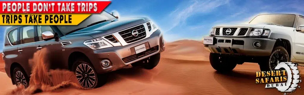 nisan patroll with new banner dune drifters desert safari dubai price and tickets