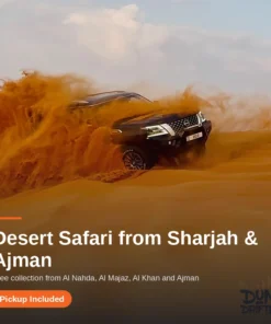 Nissan Patrol dune bashing on a desert safari from Sharjah and Ajman