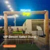 Premium Lounge entrance at the VIP desert safari camp in Dubai